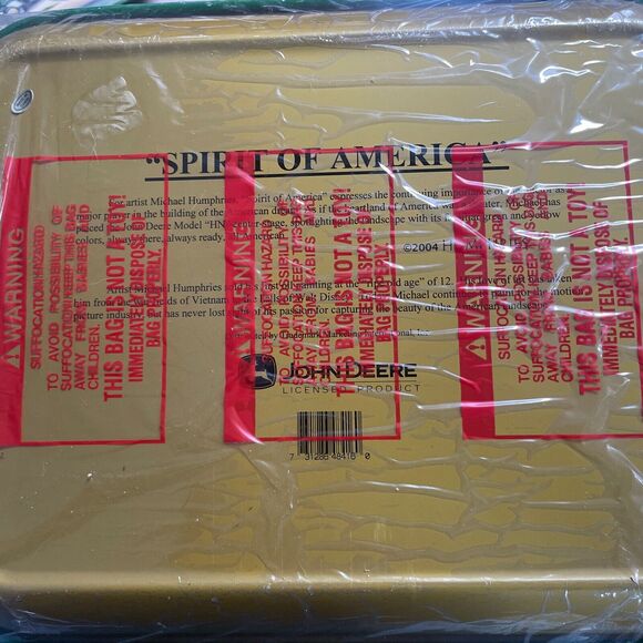 John Deere Serving Tray "Spirit of America" and "Vintage Gathering" 2003 New - Picture 4 of 16